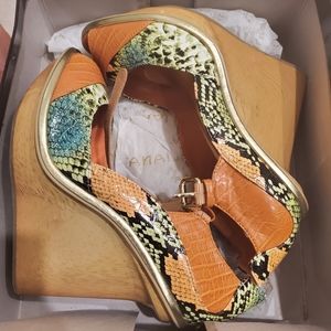 Liliana Python wedges